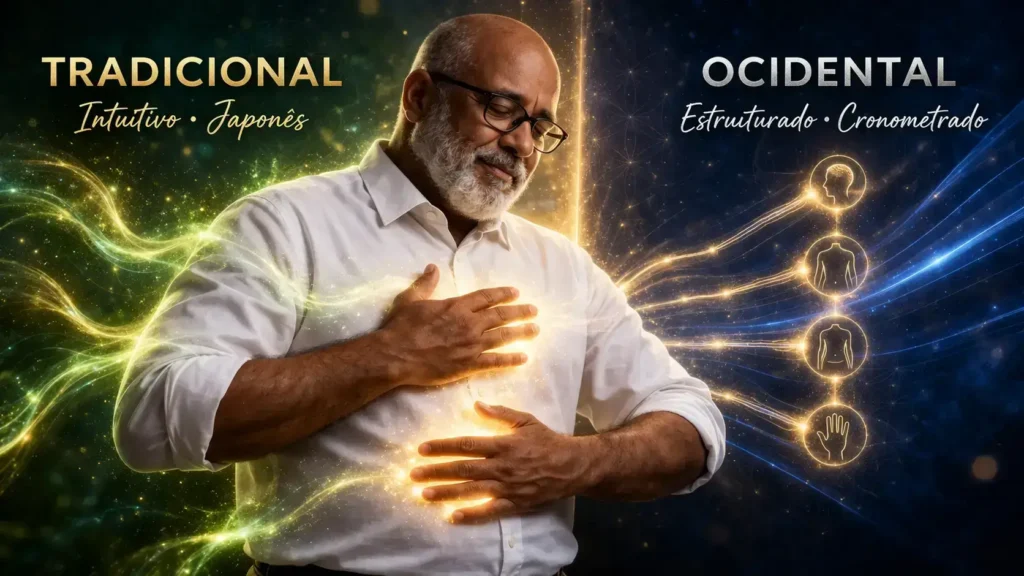 o que escolher para o autocuidado o reiki tradicional ou o reiki ocidental