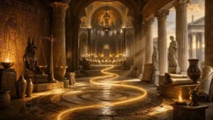 Portal Escola da Vida Maior 6 A reencarnação antes do Concílio de 553, com referências ao Egito Antigo, filosofia grega, Orígenes e cristianismo primitivo, destacando a imortalidade da alma e o julgamento espiritual.
